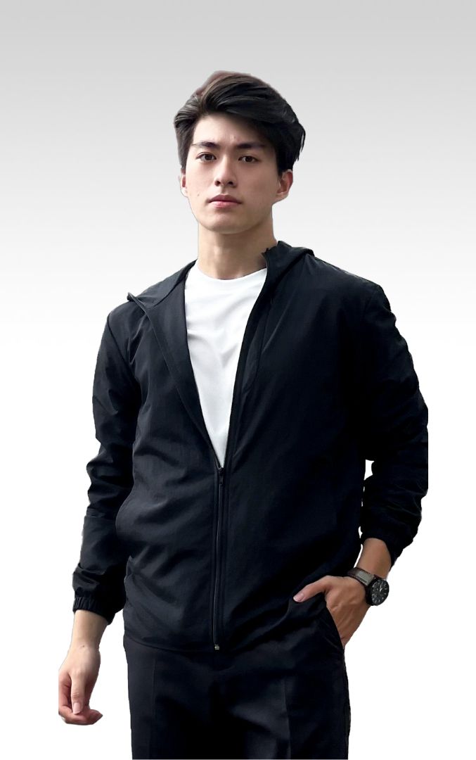JK010 Áo Khoác Thể Thao Nam Running Jacket DOCAS Vải AirSense 2 Lớp Cản Gió Bụi, Siêu Thấm Hút, Khô Siêu Nhanh