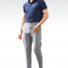 PO911-NEW Áo Polo Nam DOCAS Vải Cotton CMC Màu Xanh Navy Cổ Phối Viền Trắng Phom Regular Fit