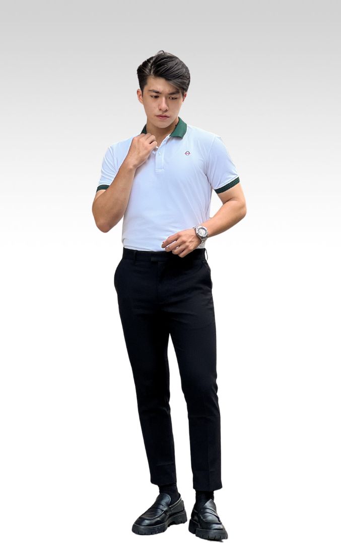 QT011 Quần Tây Khaki Nam DOCAS Vải Cotton Phom Slim Crop
