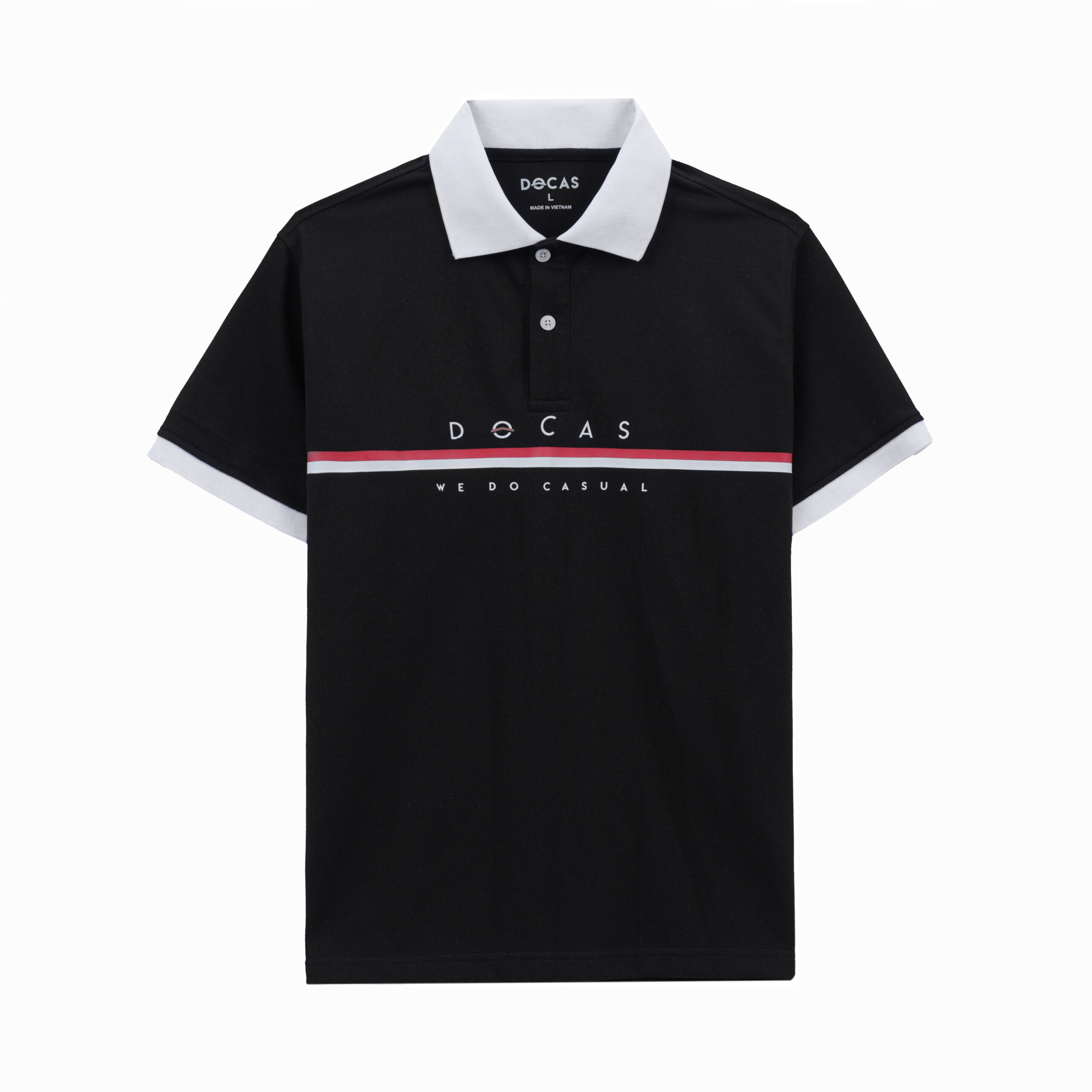 C-02 Áo Polo DOCAS Middle Chất Liệu Cotton CMC Form Regular Fit