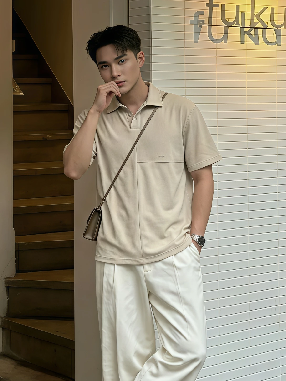 Áo Polo Trơn Nam DOCAS Vải Thun Sọc Nổi Mát Lạnh Túi Ngực Cách Điệu Form Regular Fit DCPO02-01