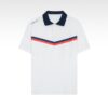 PO117023 Áo Polo Nam DOCAS Vải Cotton CMC Ngực Phối Viền Logo Chữ V Phom Regular Fit
