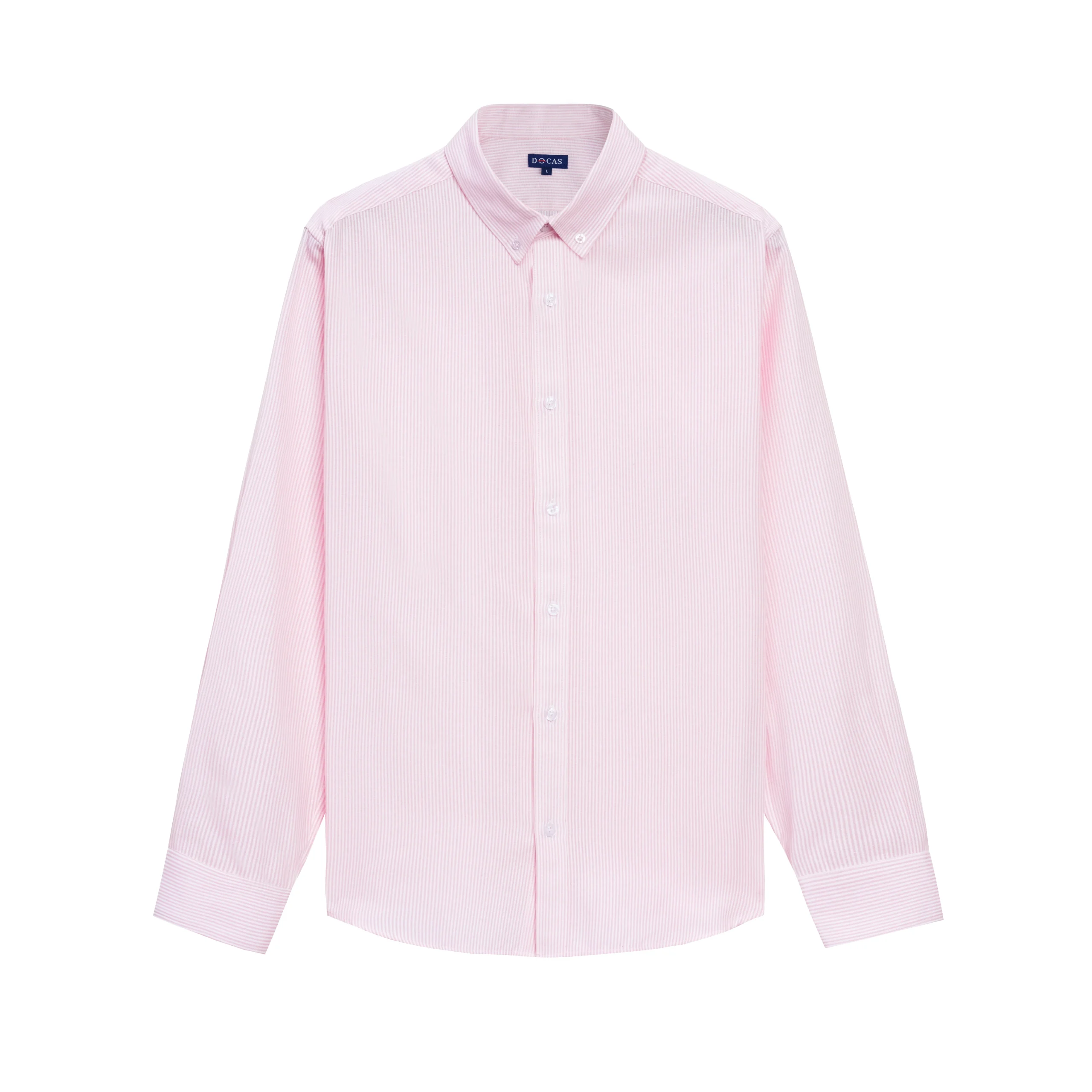 Áo Sơ Mi Nam Dài Tay DOCAS Kẻ Sọc Vải Cotton Form Slim Fit DCSM-02 - Ảnh 9