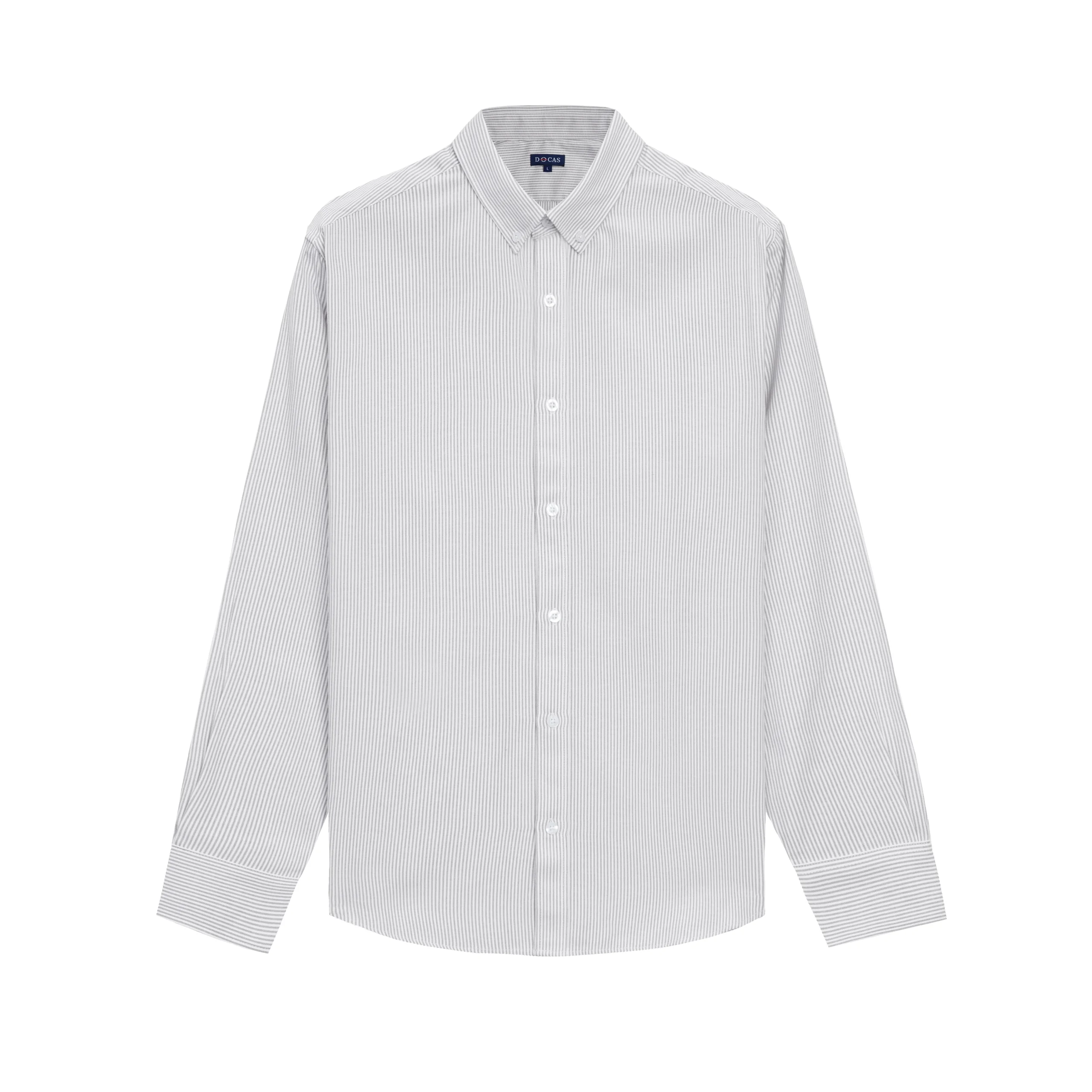 Áo Sơ Mi Nam Dài Tay DOCAS Kẻ Sọc Vải Cotton Form Slim Fit DCSM-02 - Ảnh 8