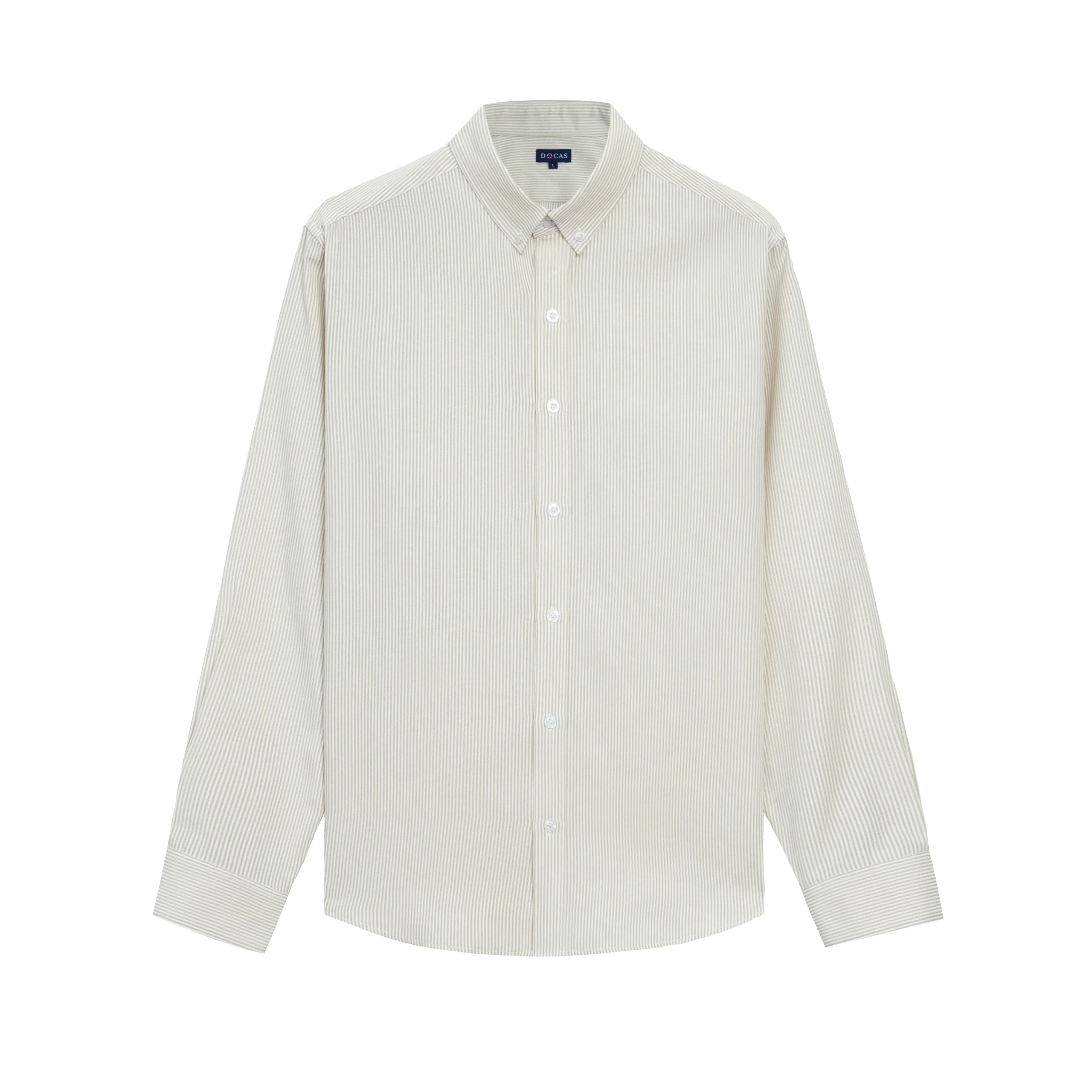 Áo Sơ Mi Nam Dài Tay DOCAS Kẻ Sọc Vải Cotton Form Slim Fit DCSM-02 - Ảnh 11