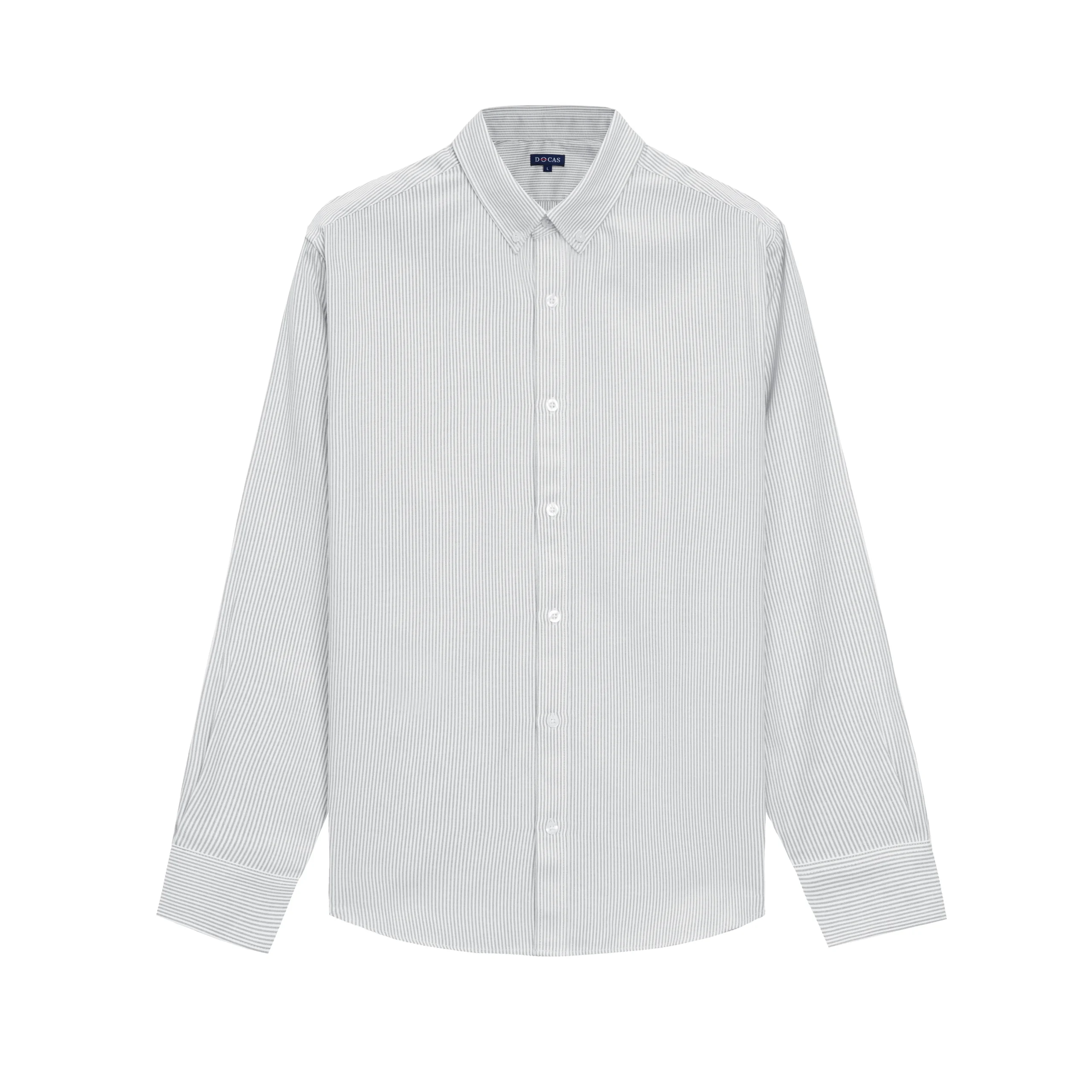 Áo Sơ Mi Nam Dài Tay DOCAS Kẻ Sọc Vải Cotton Form Slim Fit DCSM-02 - Ảnh 16