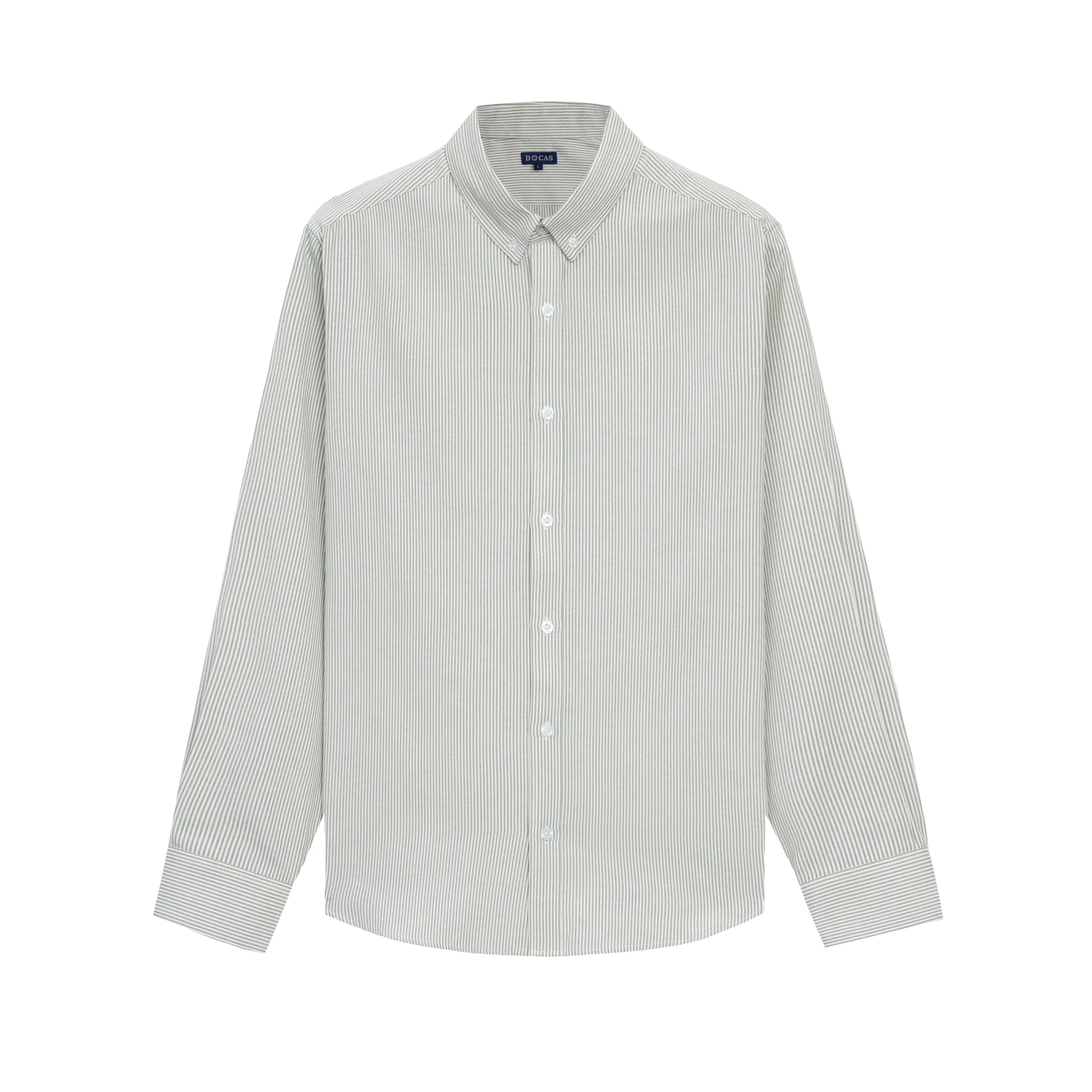Áo Sơ Mi Nam Dài Tay DOCAS Kẻ Sọc Vải Cotton Form Slim Fit DCSM-02 - Ảnh 14
